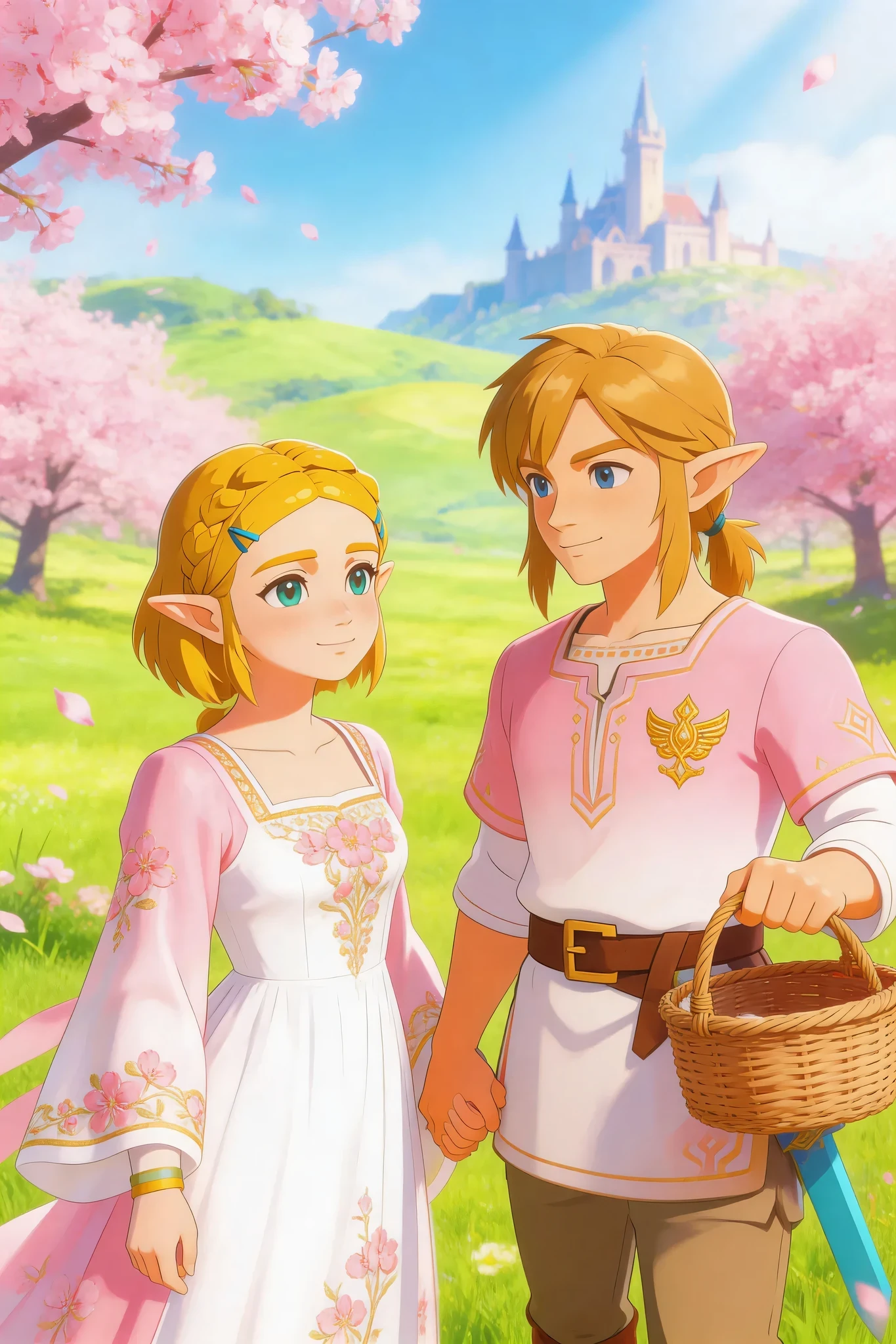 Spring in Hyrule - Cherry Blossom Scenic Photo Adventure