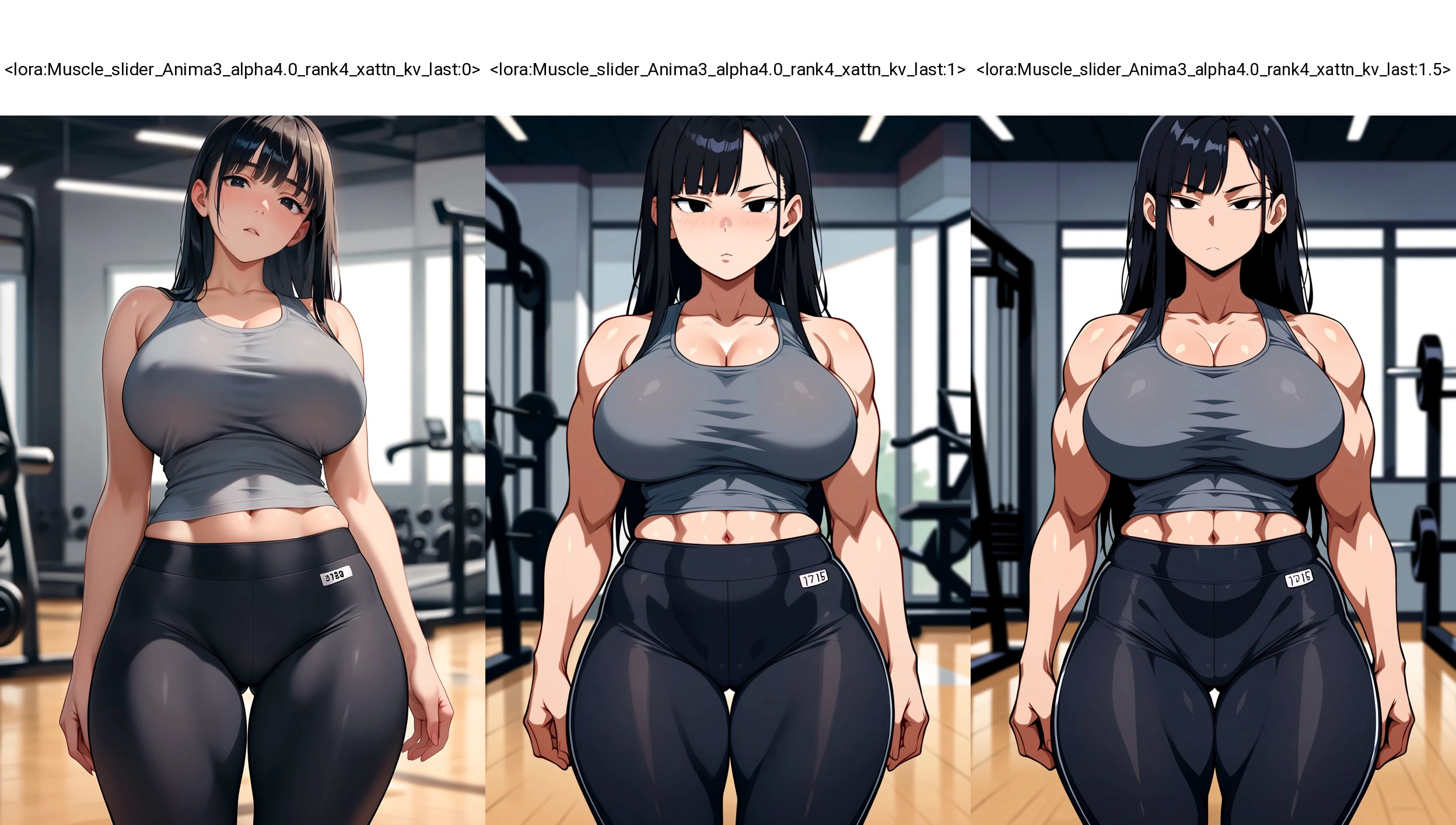 Muscle slider. Anima v1