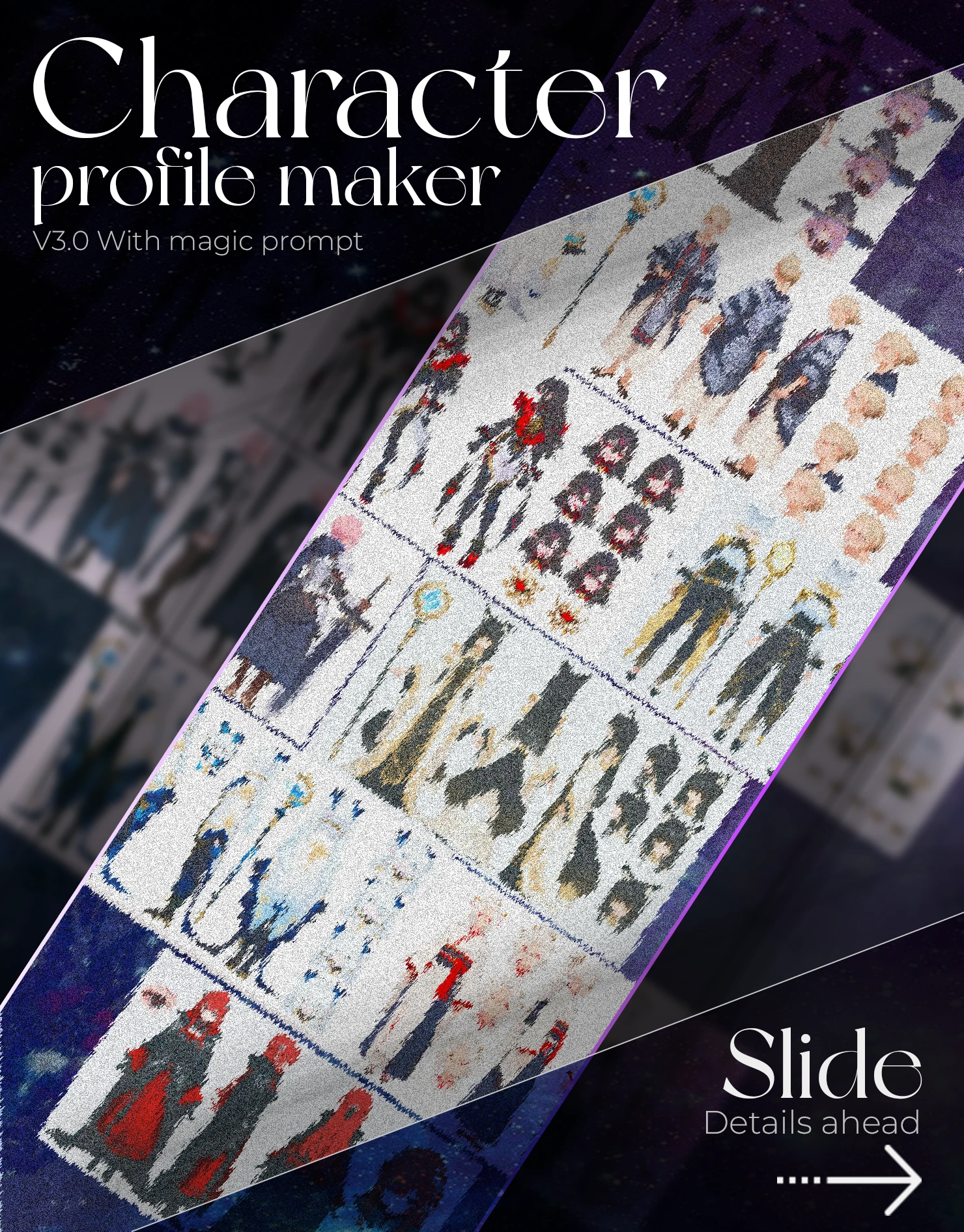 Character Profile Maker V3.1 Ori [CHEAP] [SIMPLE] [MAGIC PROMPT]