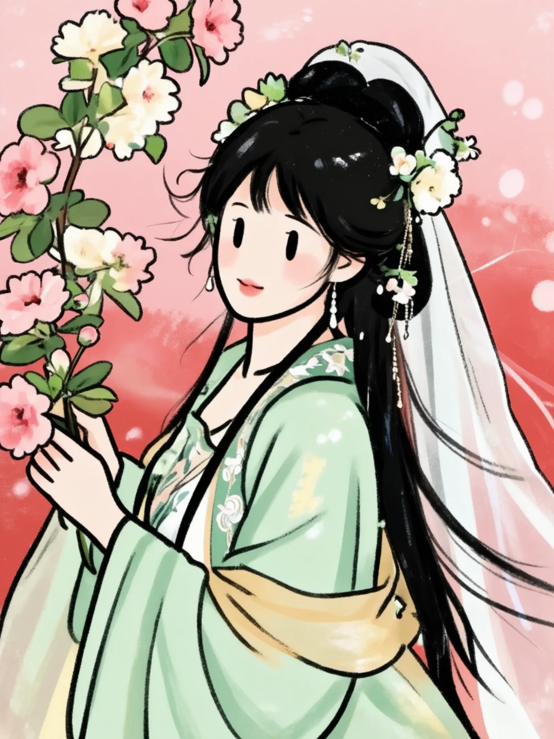 masus蜡笔插画风 QwenEdit
