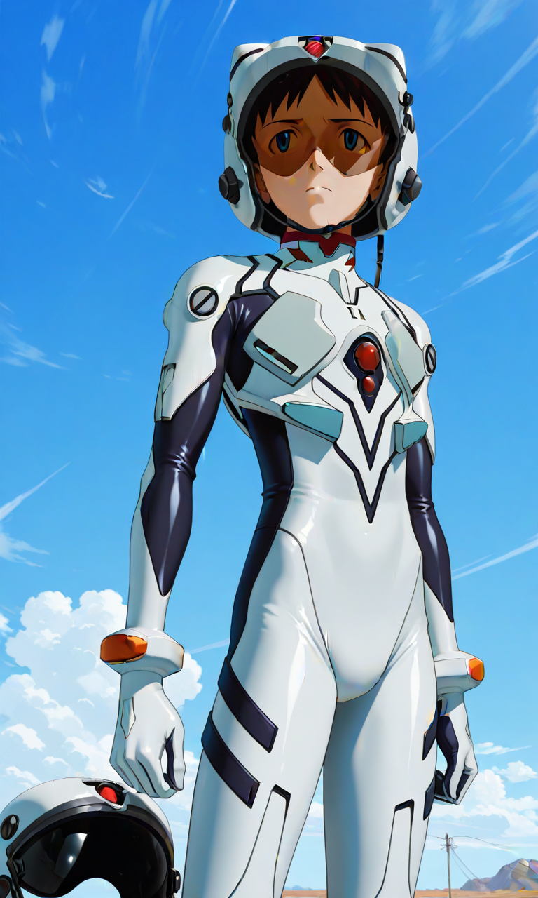 Shinji pilot testing suit 1.0
