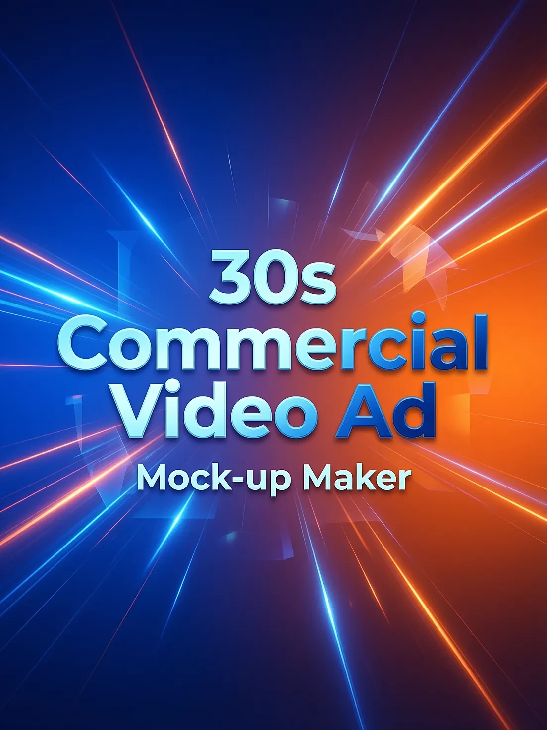30s Commercial Video Ad Mock-Up Maker
