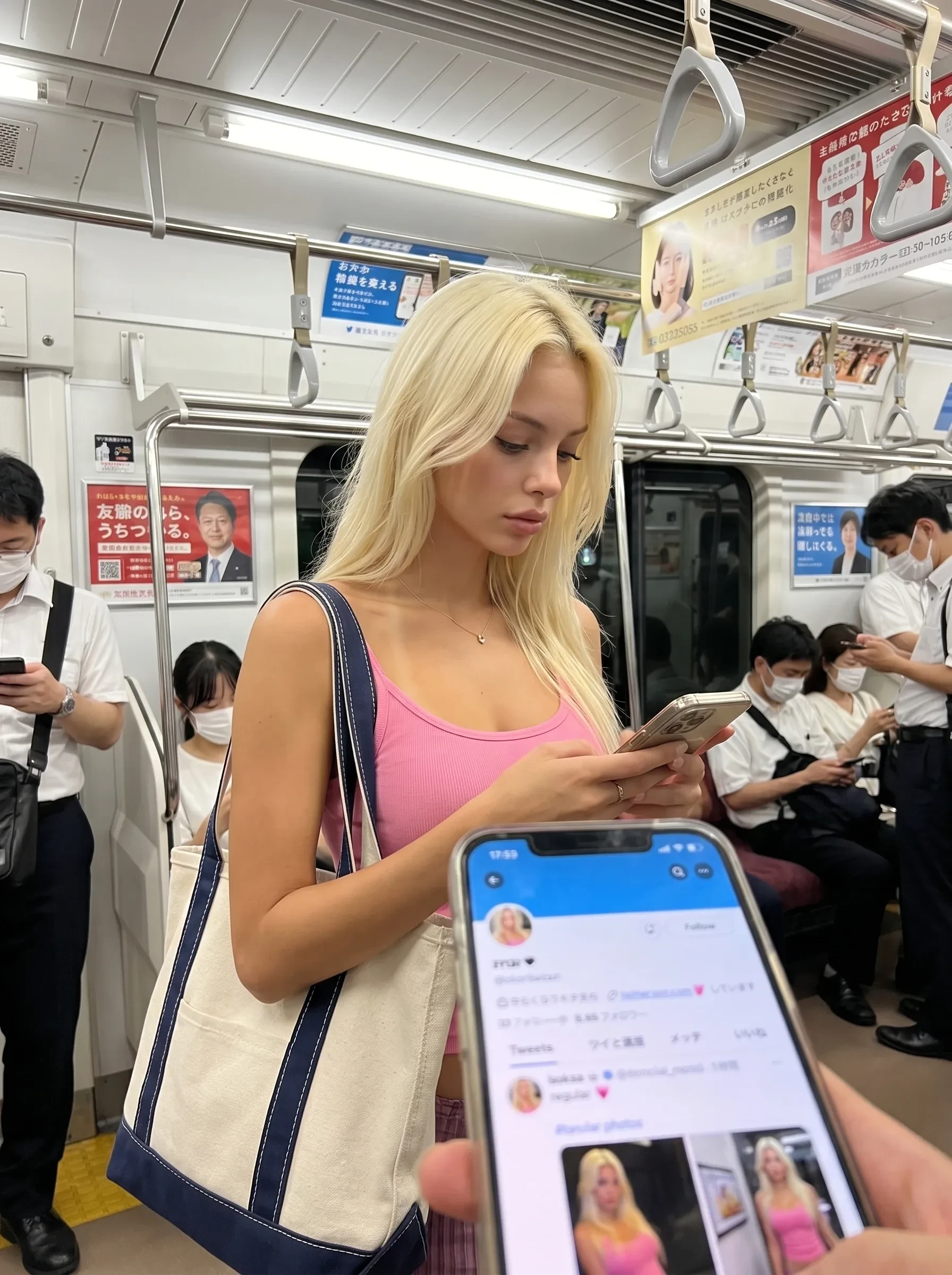 Encontrei uma celebridade da internet no metrô