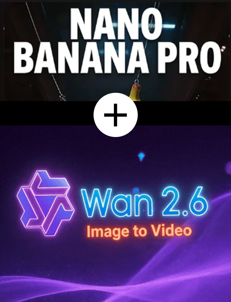 Nano Banana Pro + Wan 2.6 - Image To Video
