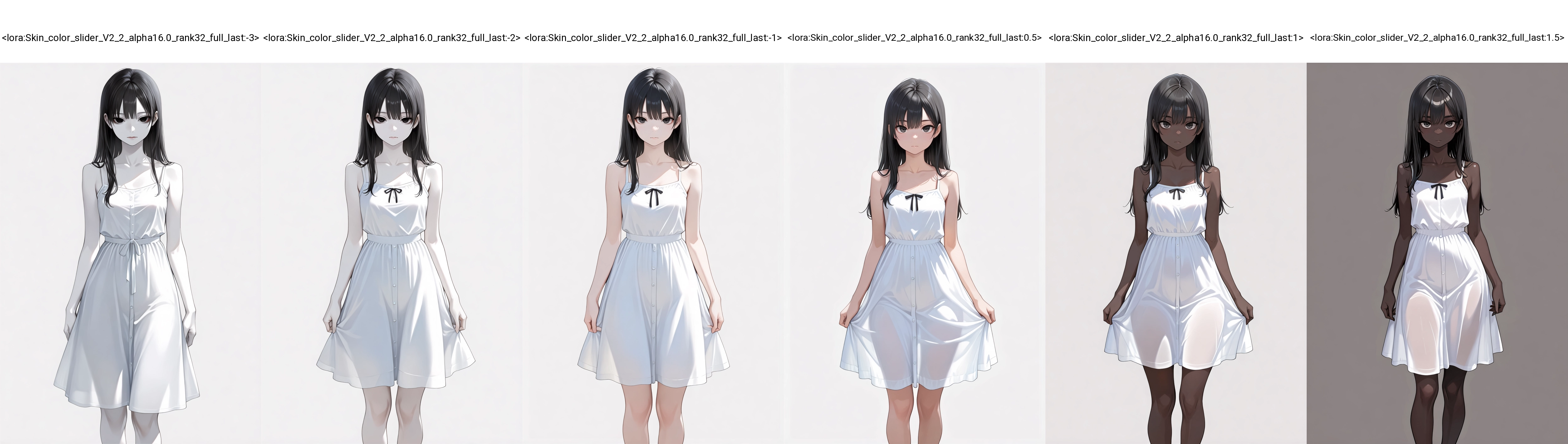 Skin color slider IllustriousXL v2