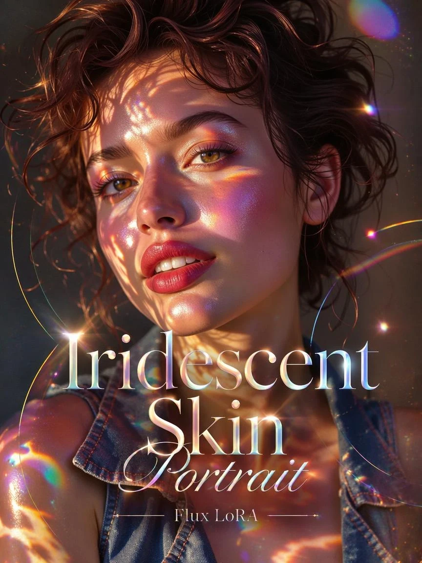 Iridescent Skin Portrait