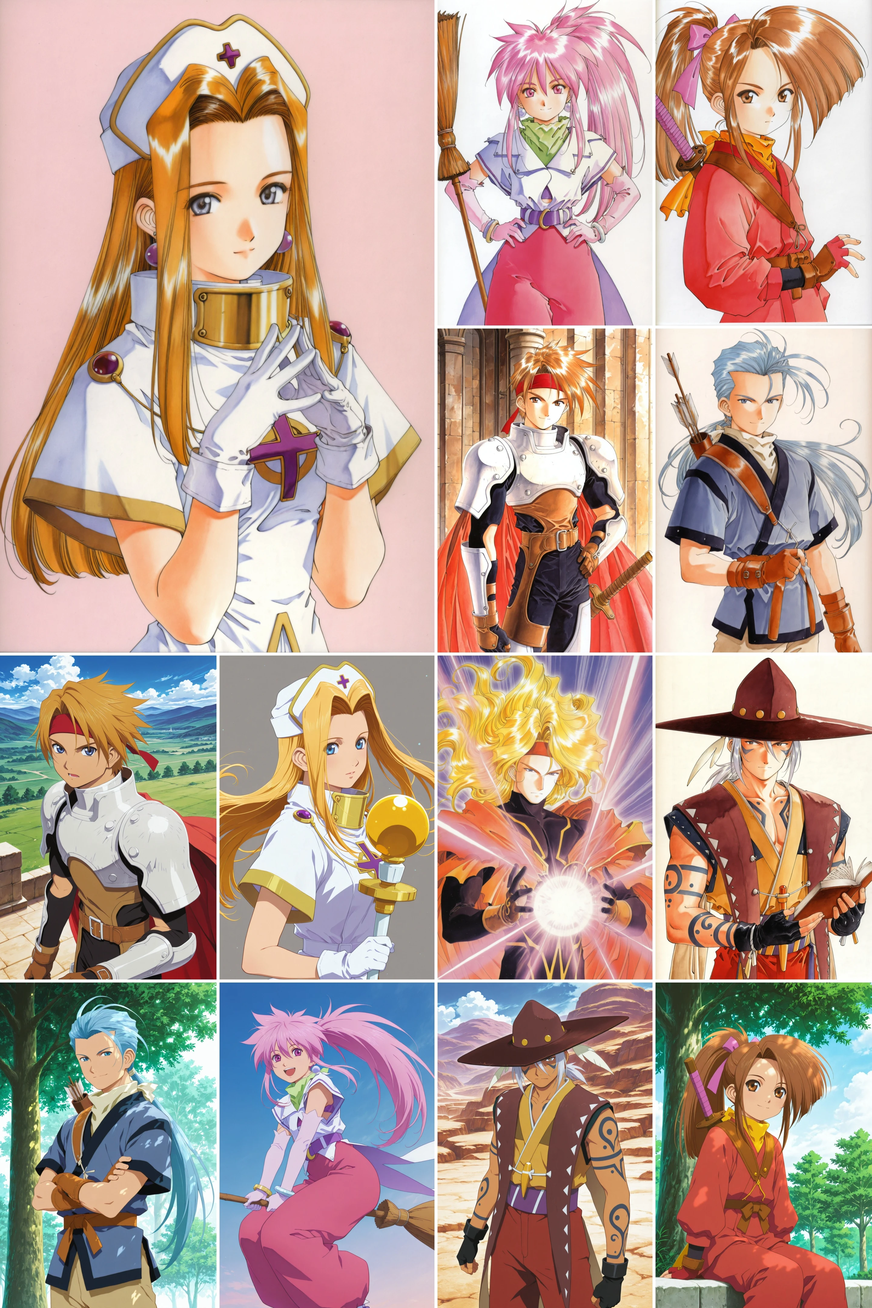 7 in 1，Tales of Phantasia/幻想传说，Kousuke Fujishima/藤岛康介- Artist Style illustrious XL_v1.0
