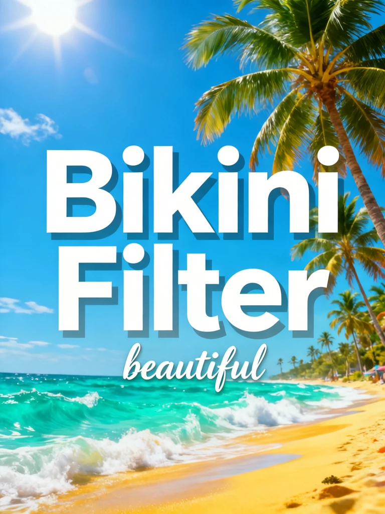  Beach Filter - Film Edit - Woman