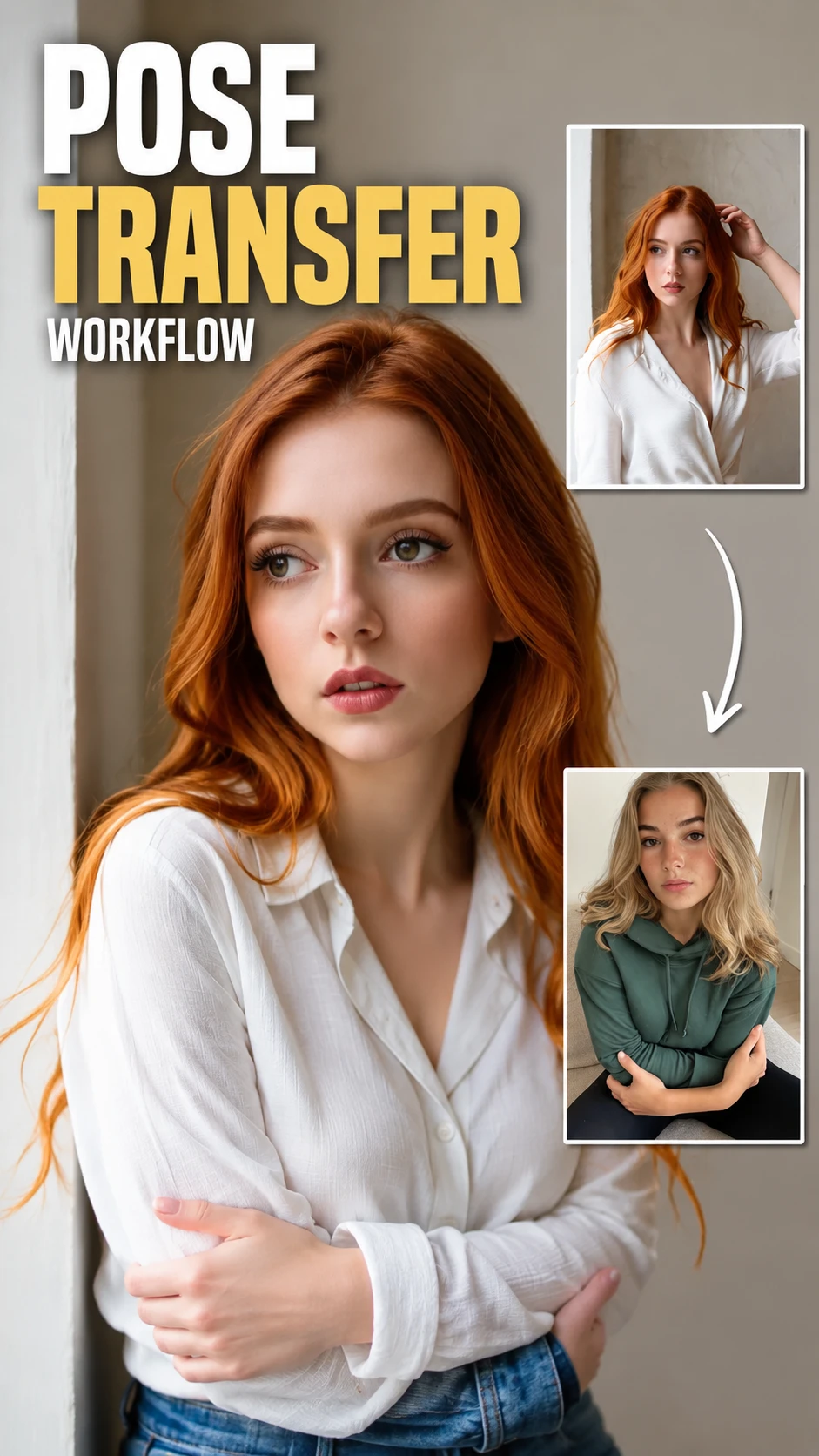 Transferência de Pose com Qwen Edit 2511