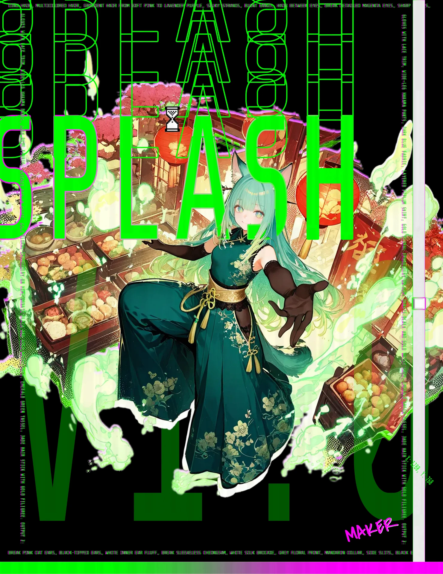 Splash Art Maker v1.0 #gacha game art #key art #promo art #banner art