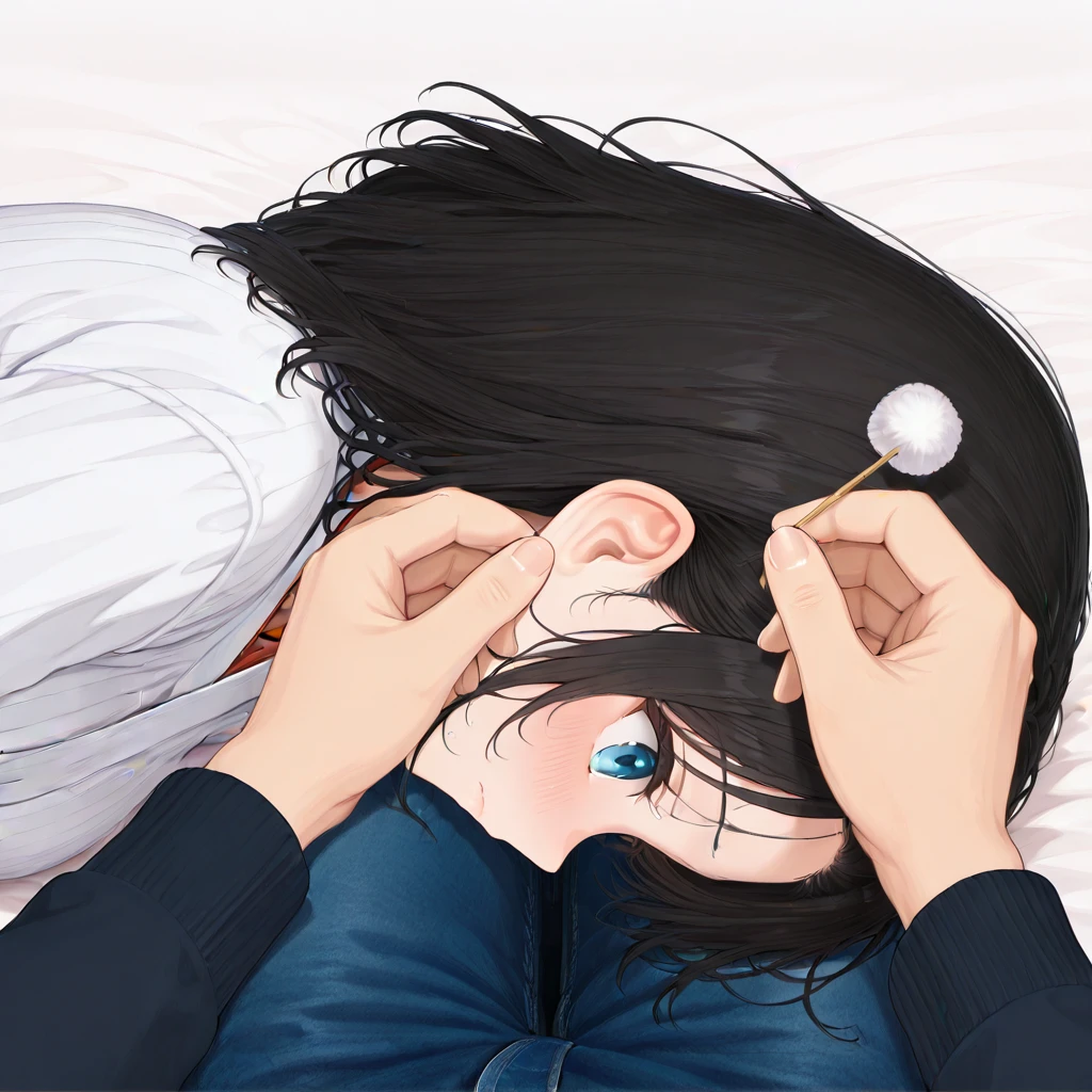 膝枕耳かき（する方）/ Ear Cleaning (mimikaki) on Lap Pillow (The One Doing It) 1.0
