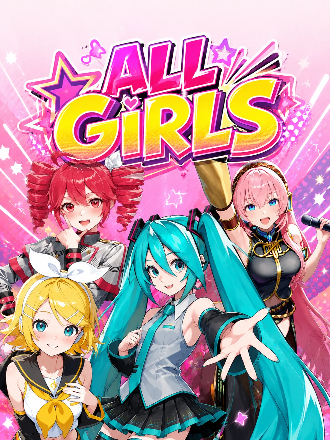Hatsune Miku 💫 ALL GIRLS ✨ Hatsune Miku