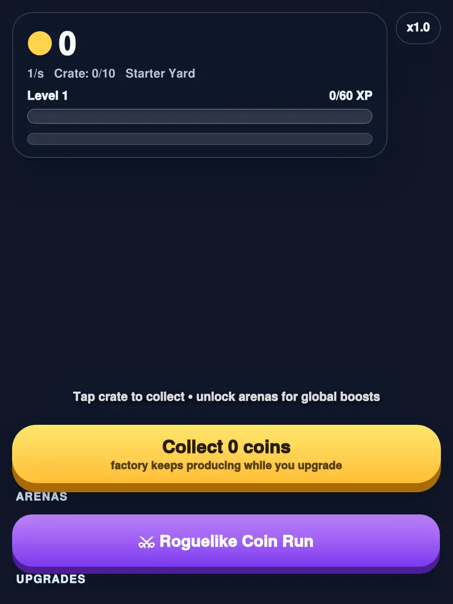 3D tycoon game