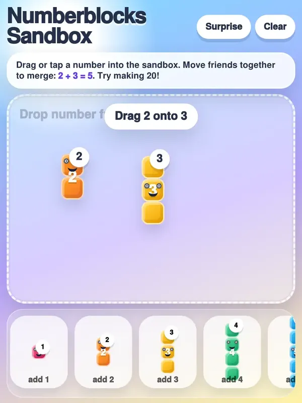 Numberblocks Sandbox