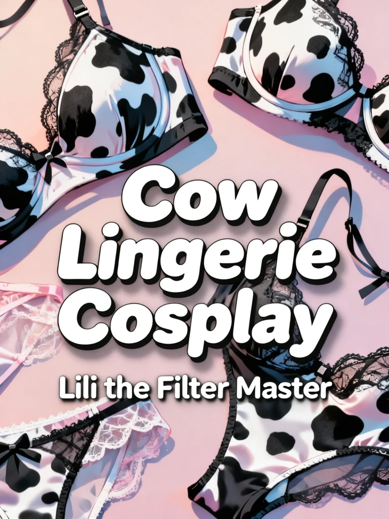 Cow-print  Filter - Film Edit - Woman