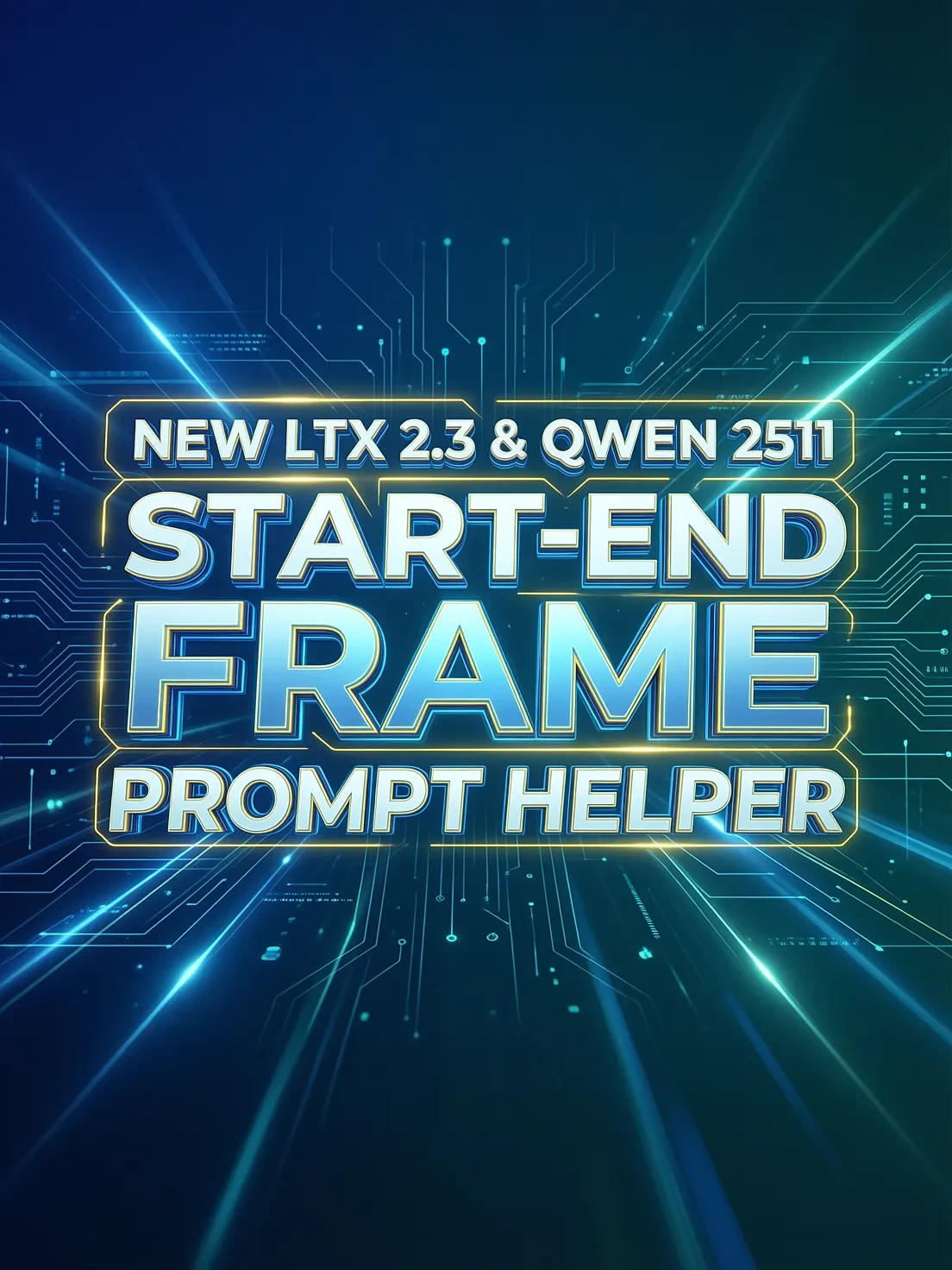 LTX 2.3 + QWEN 2511 (START-END FRAME)
