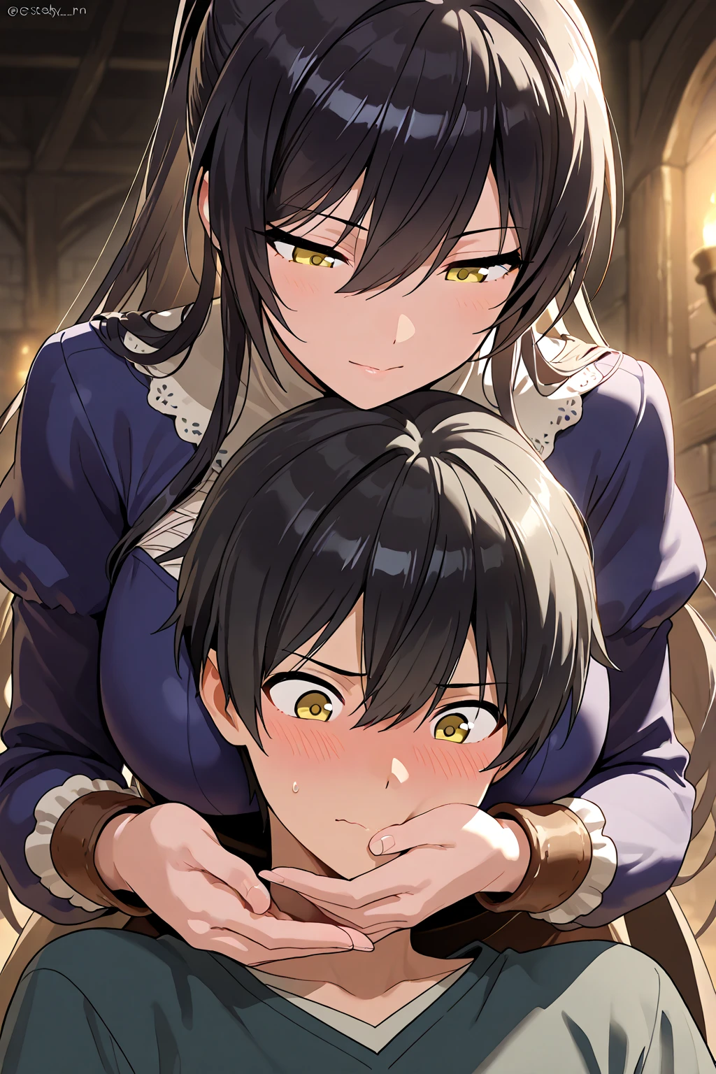 L.O.V.E.改图 Pressing her 