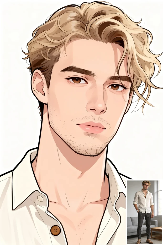 Soft Comic Portrait