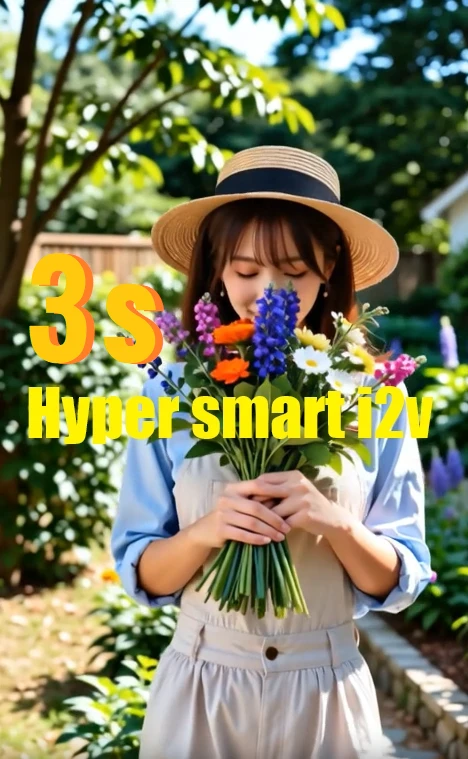 【Image to Video/30fps/480p/3s】Create videos with a single line💛