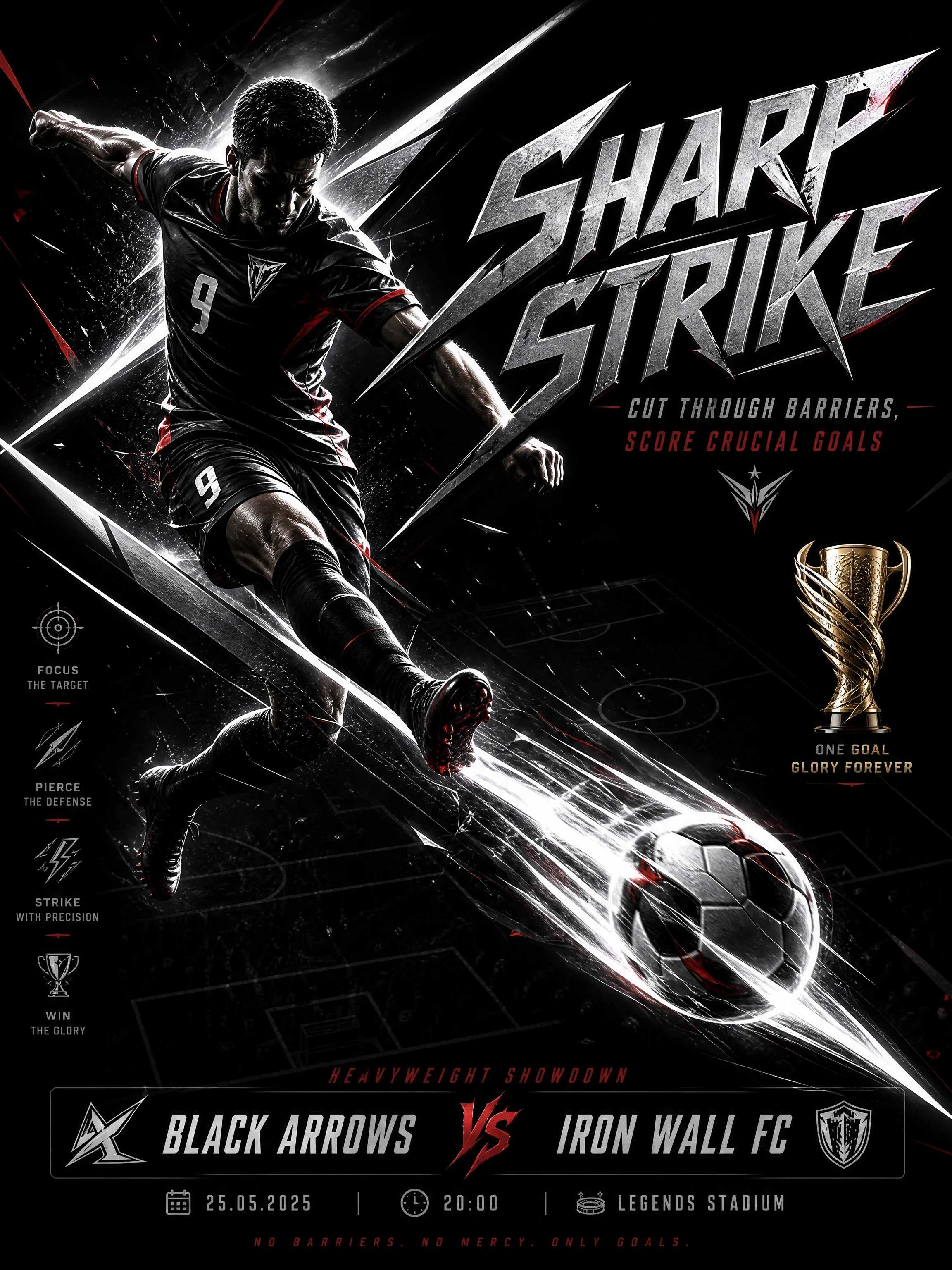 Sharp Striker, Pierce All Defensive Lines