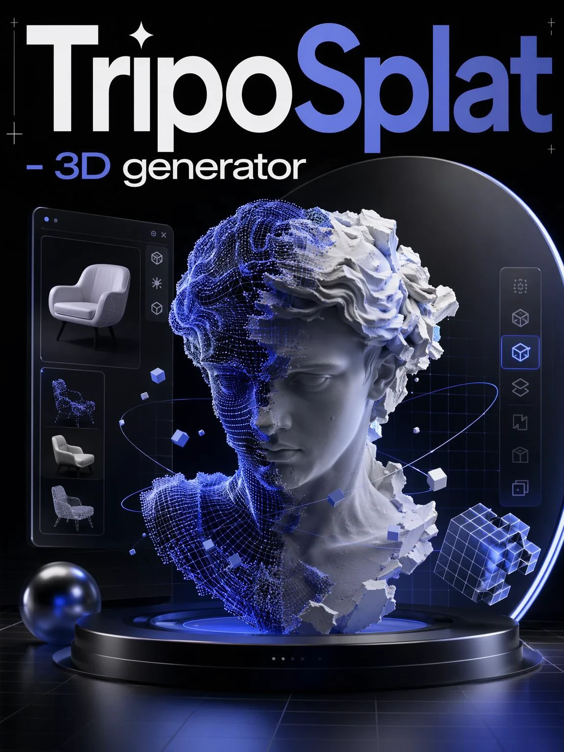 TripoSplat  - 3D generator