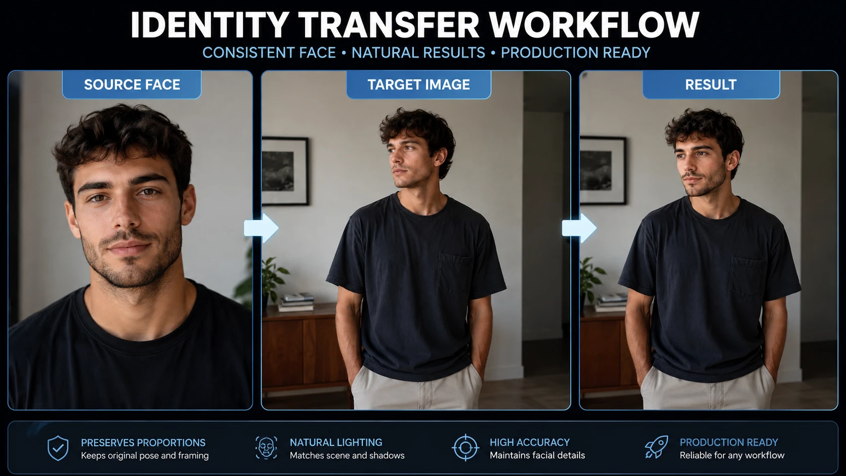FLUX.2 Klein 9B - Reference-Based Face Swap Workflow