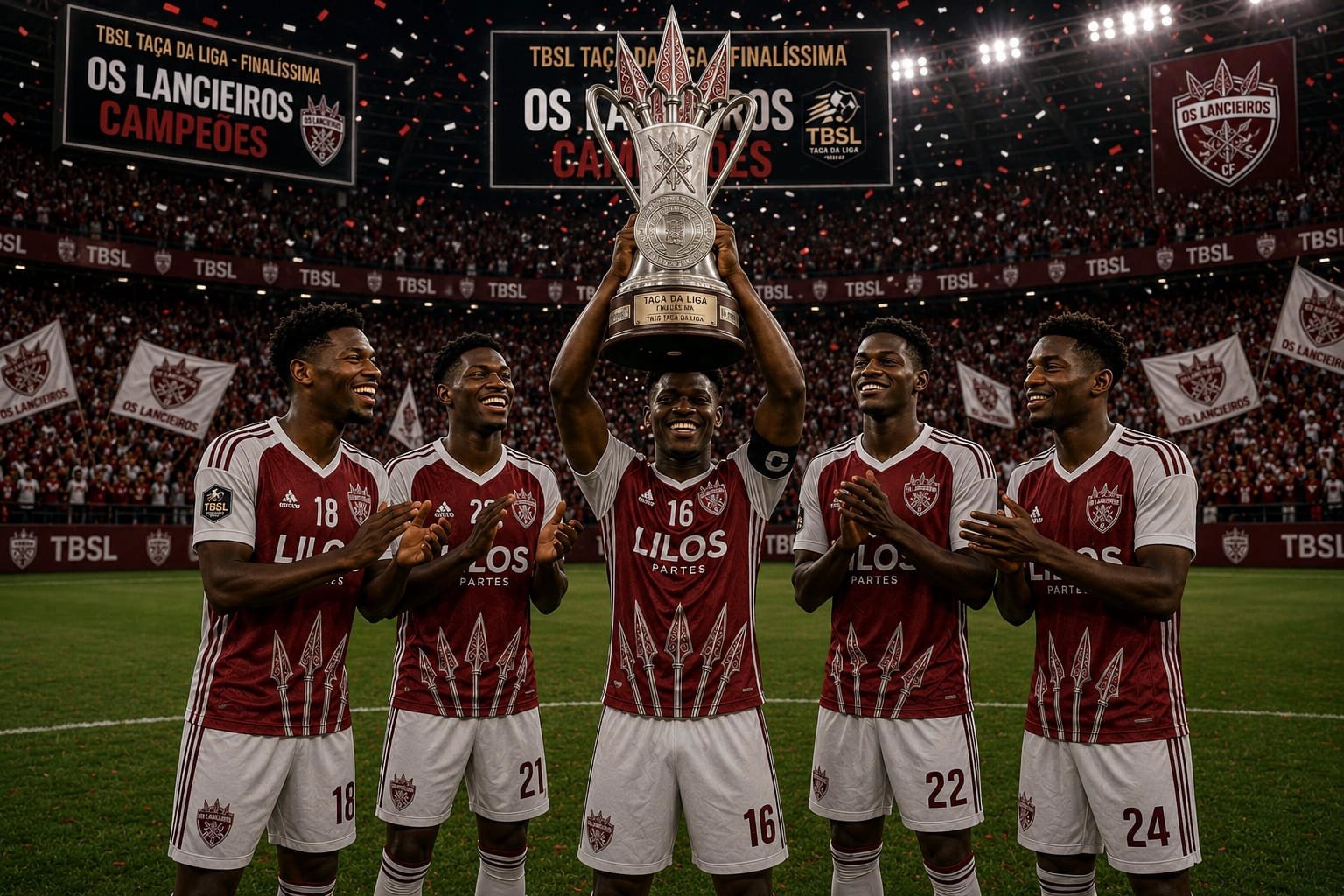 Lanceiros campeão da Taça da Liga