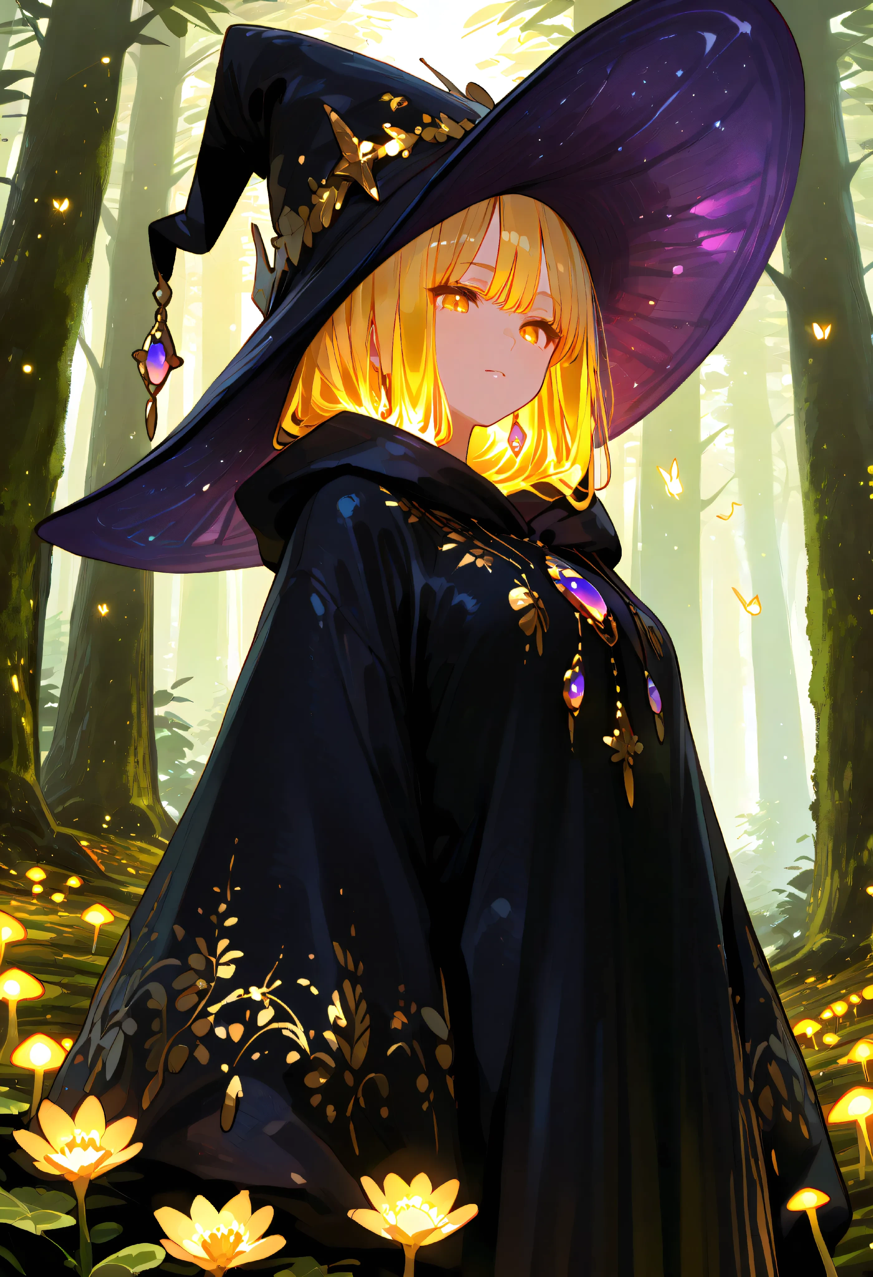 T2I Anime Witch Girl Workflow 4K upscale