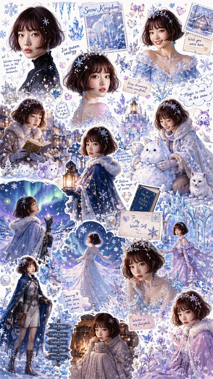 Frozen Dreams Collage Studio
