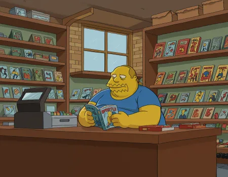 Jeffery Albertson - The Simpsons ( Illustrious ) V1