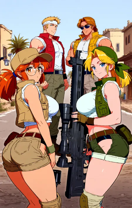 Metal Slug style and characters 30th anniversary [Anima] １