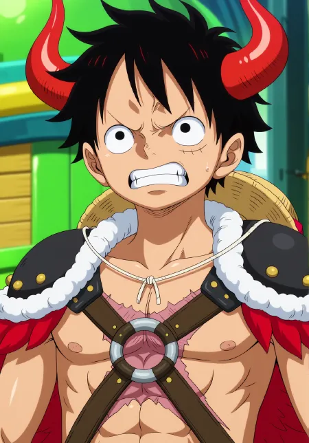 Monkey D. Luffy (Multiple Outfits) - One Piece - (Anima) / (Pony) / (Illustrious) [Commission] Monkey