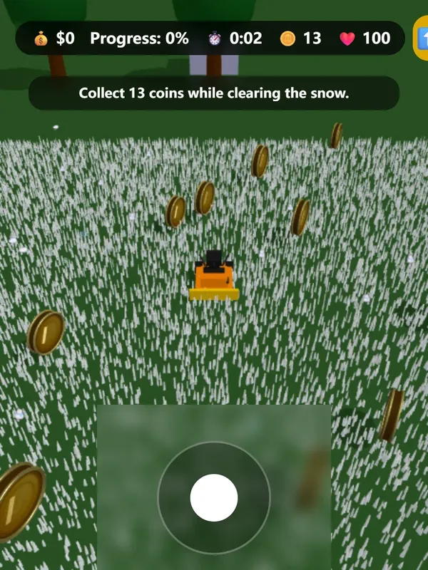 clean the grass and win coins