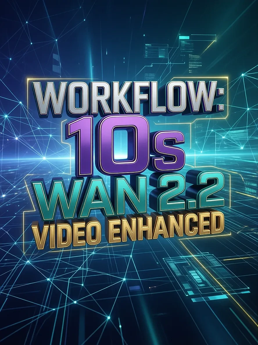 10s WAN2.2 Video Enhanced