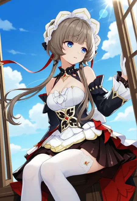Sandrone New Playable Outfit (桑多涅 实机新装) | Genshin Impact (原神) | NoobAI 1.0
