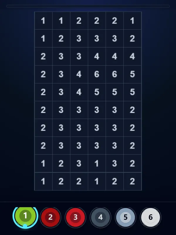 Number coloring game