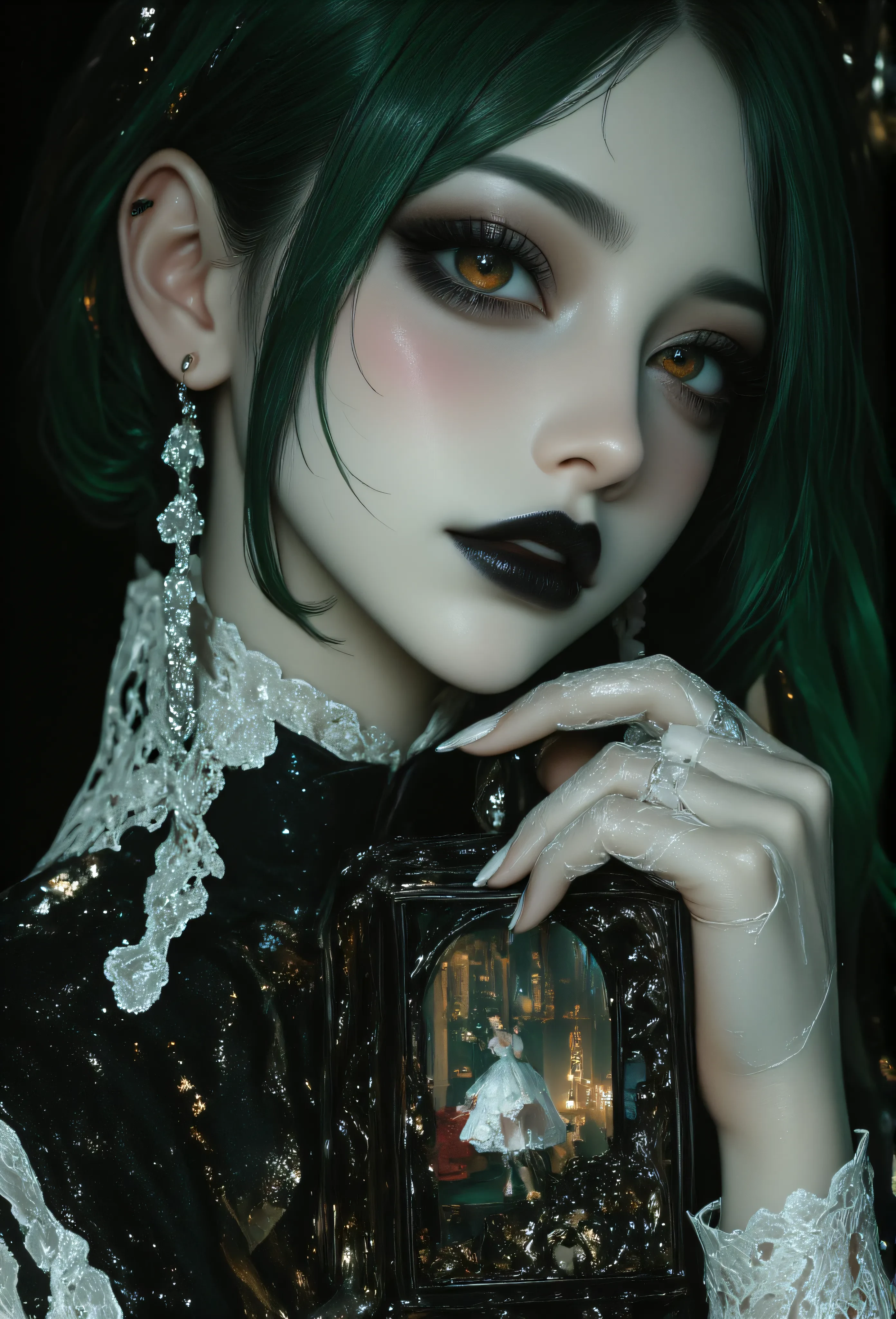 FLUX T2I Ultra Realistic Gothic Portrait Flux