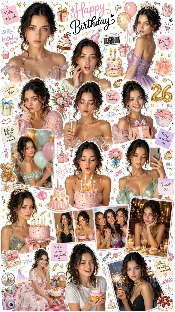 Birthday Story Collage