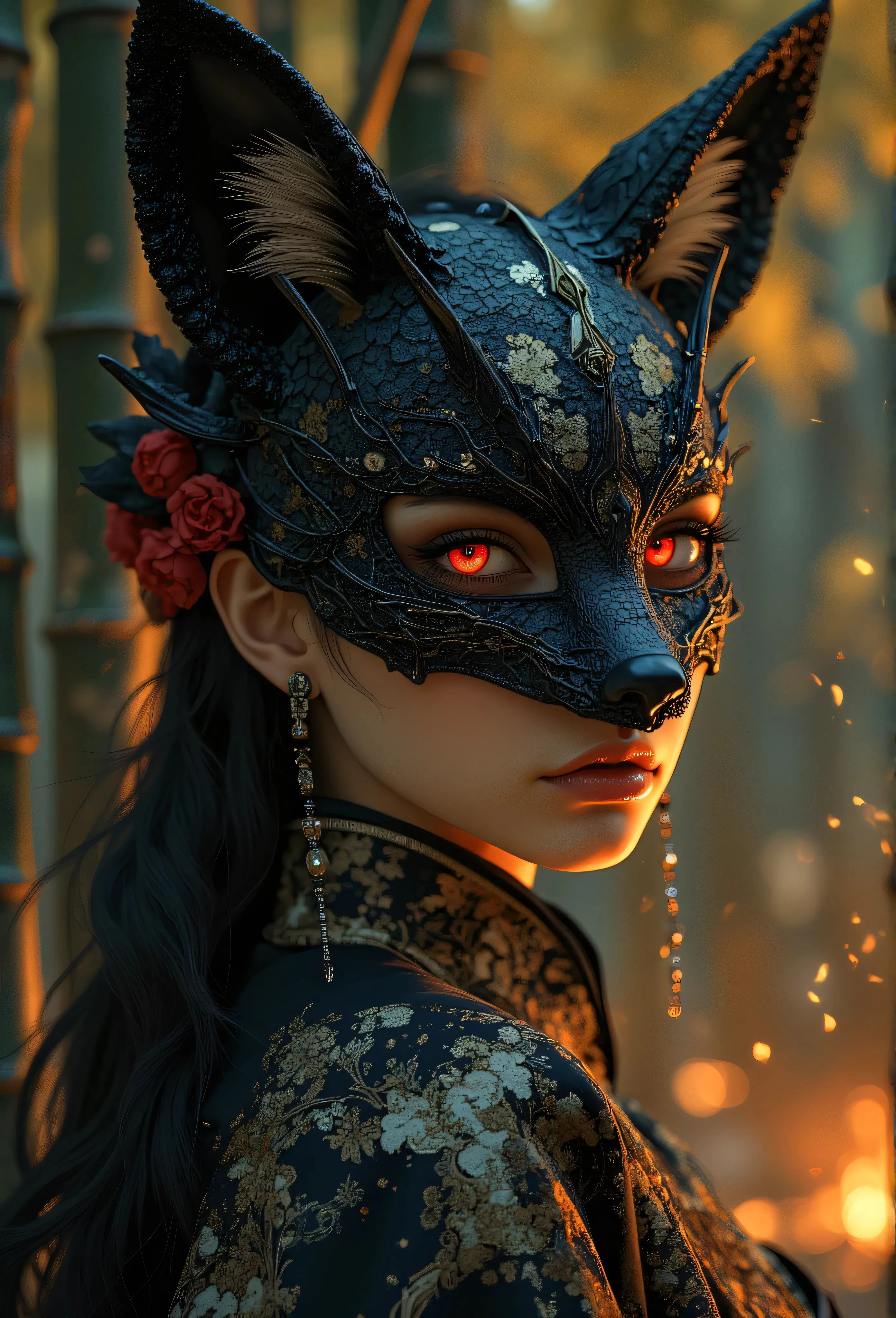 Flux Fox Girl Portrait Generator
