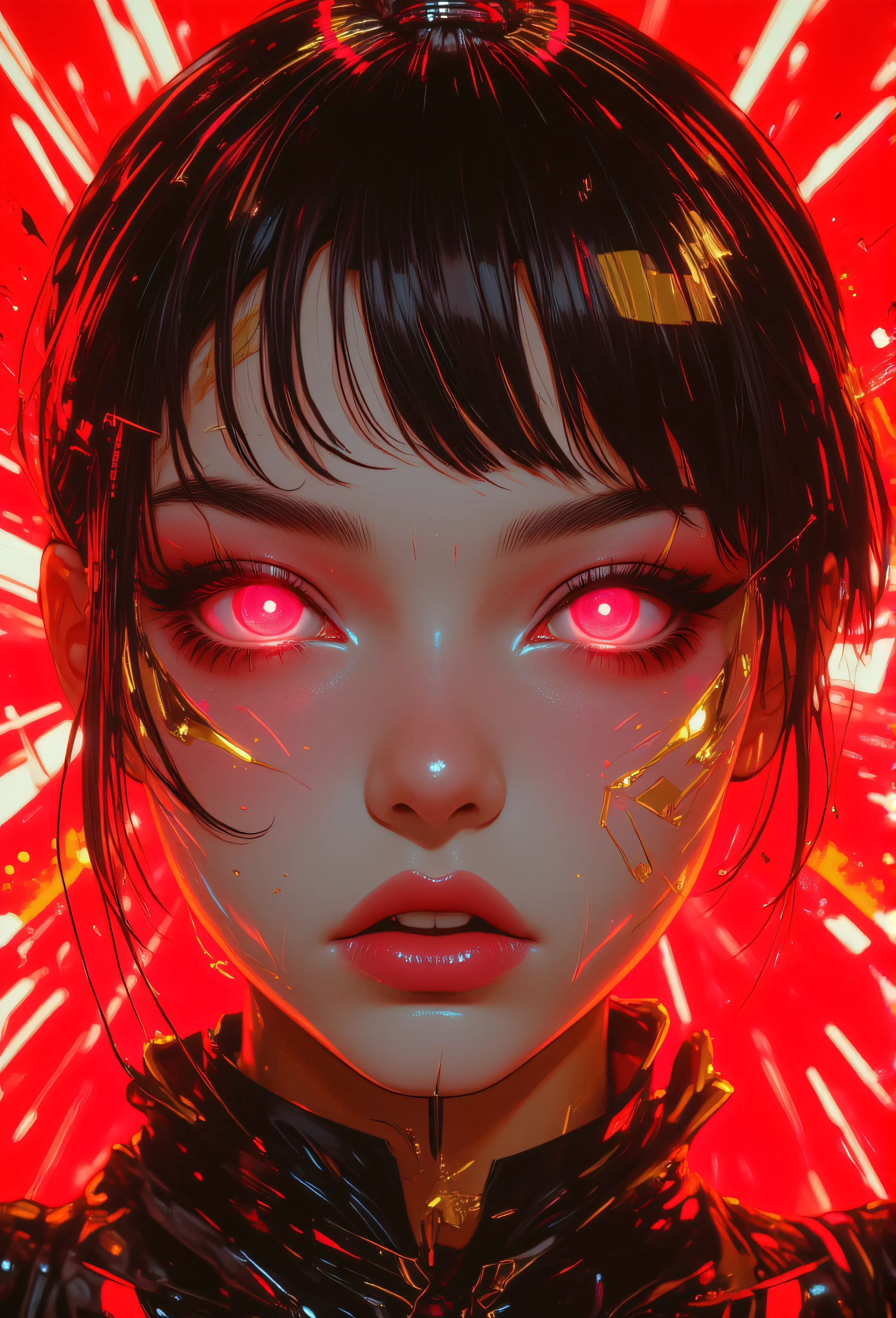 Flux Cyberpunk Anime Portrait Generator
