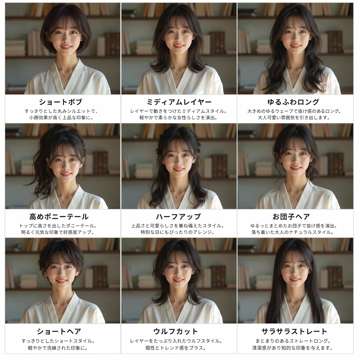 AIヘアスタイルチャレンジ（男女兼用）