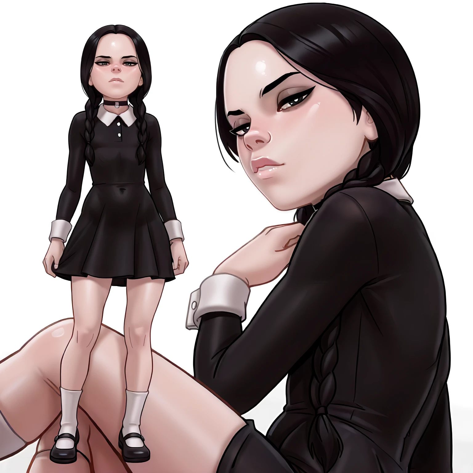 Lilandy-Wednesday Addams -Addams Family (illustrious) illustrious
