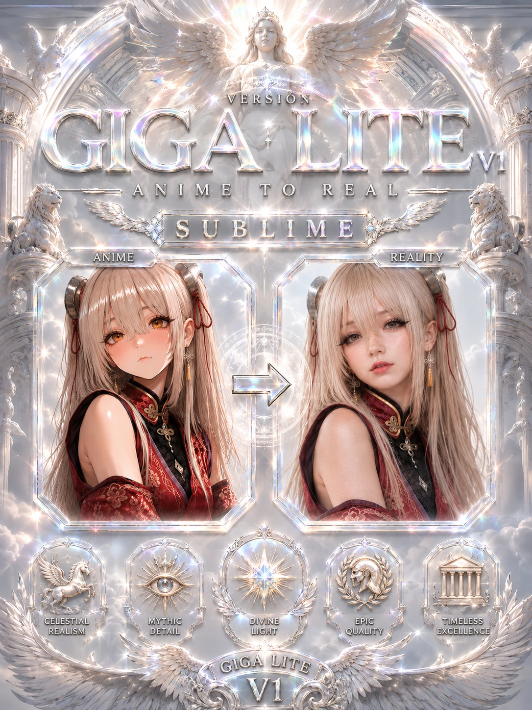 Anime To Real - Flux 2 Klein GIGA LITE V1 - SUBLIME