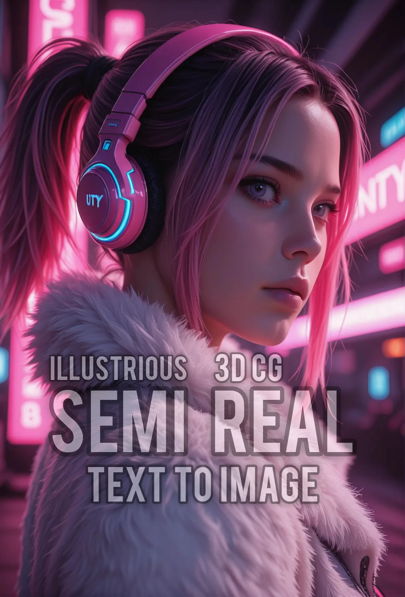 Semi-real 3D CG t2i Illustrious