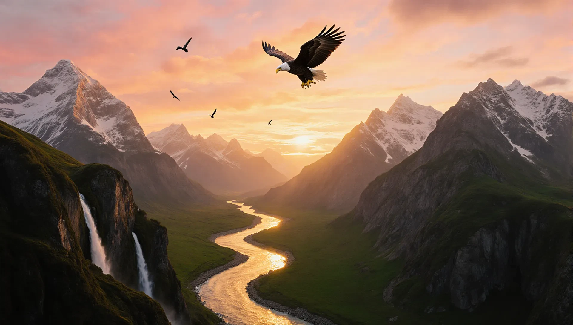 mountain landscape model