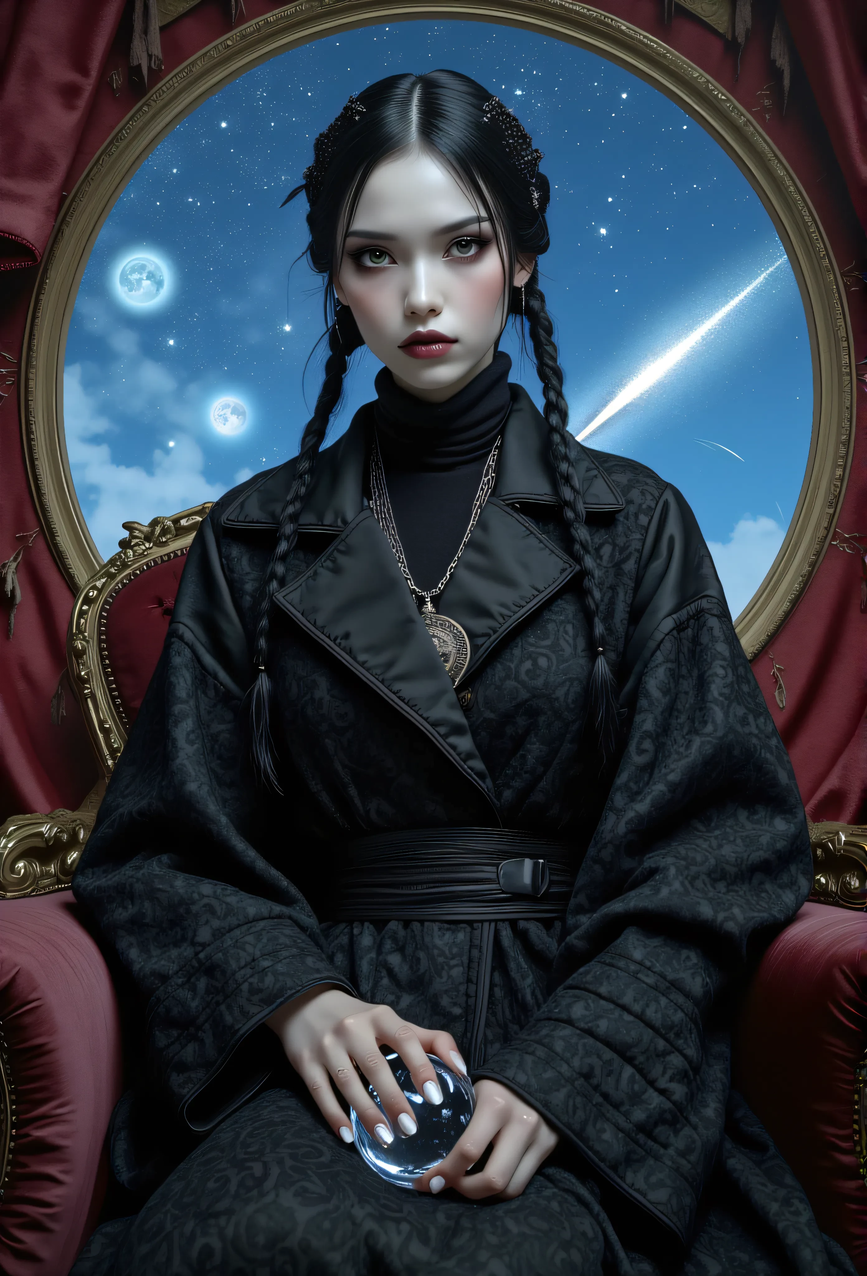 Flux Art Space Gothic Fantasy Portraits