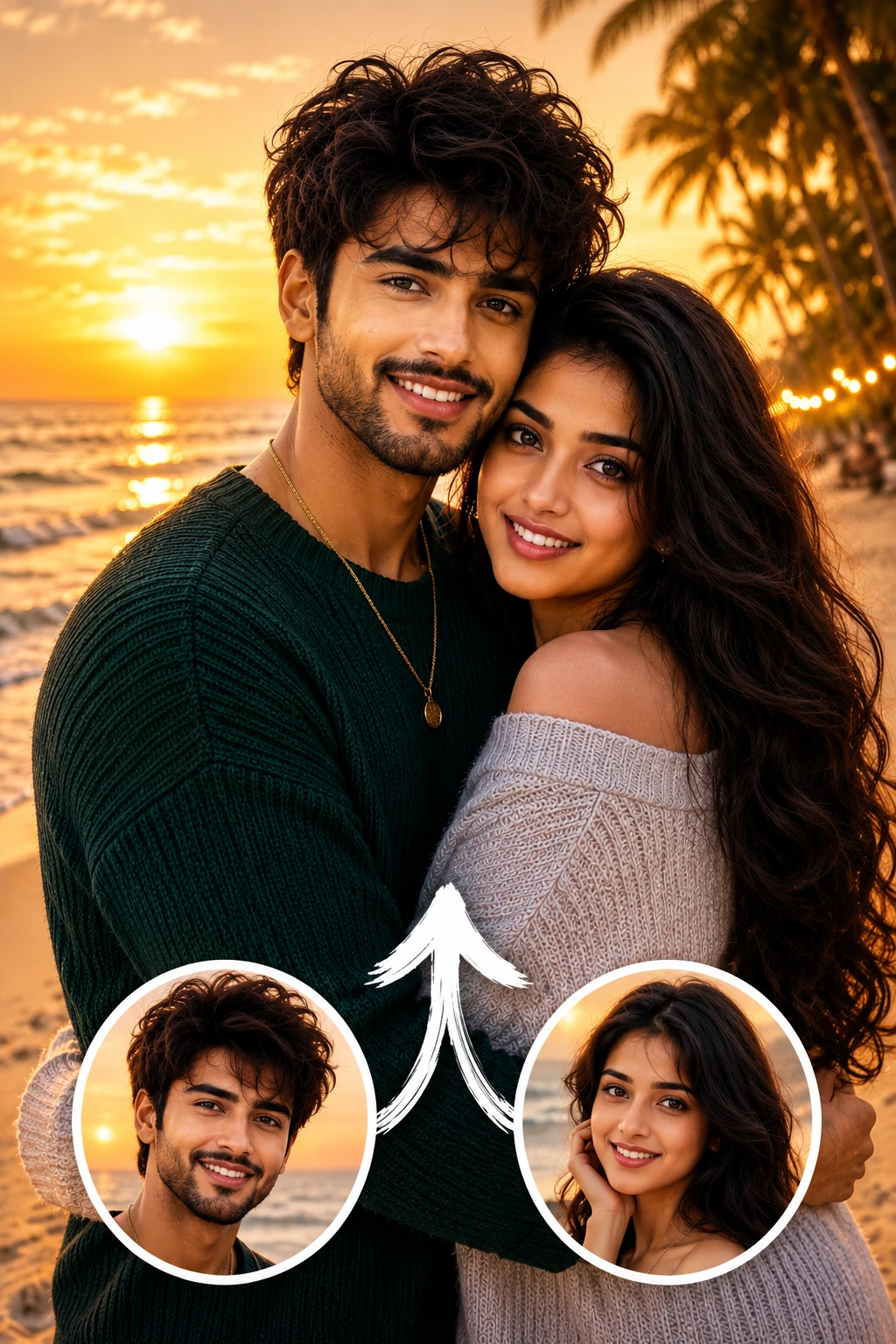 Combine 2 Images Into 1 (Hug/Kiss/Dance)
