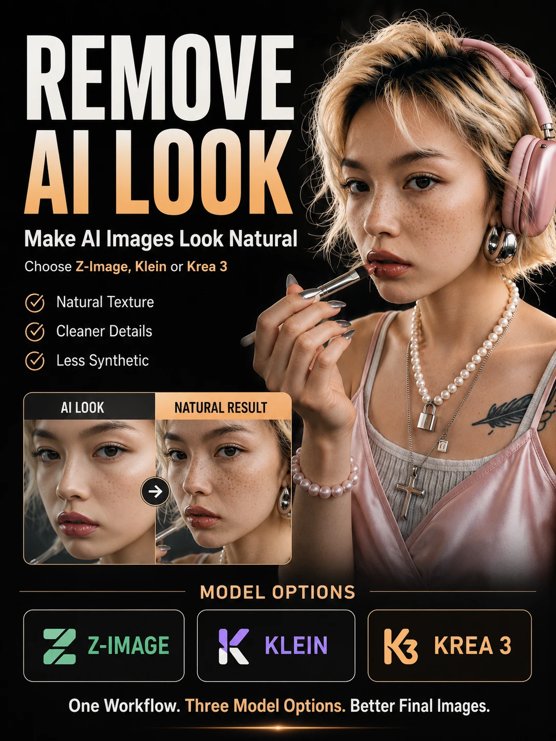 Make AI Images Look Real｜3-in-1 Refinement Workflow