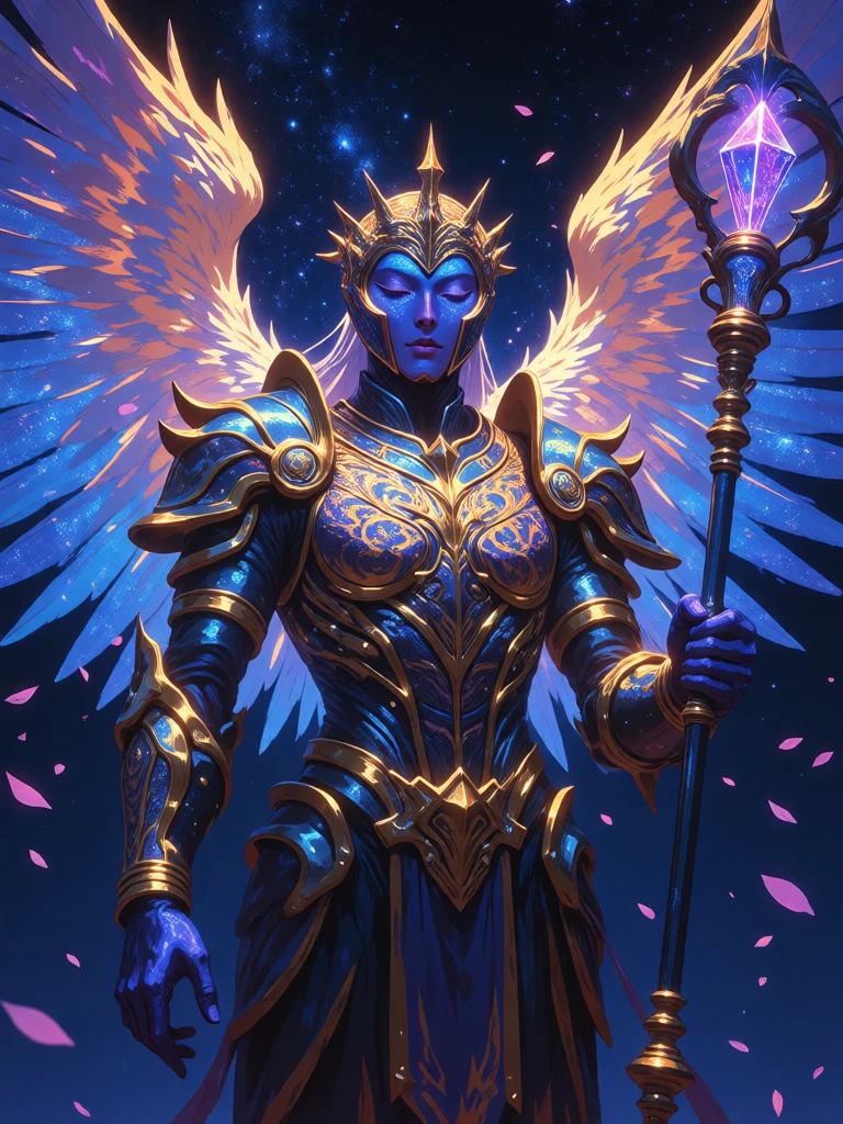 Krea2 Blue temple comic style V1