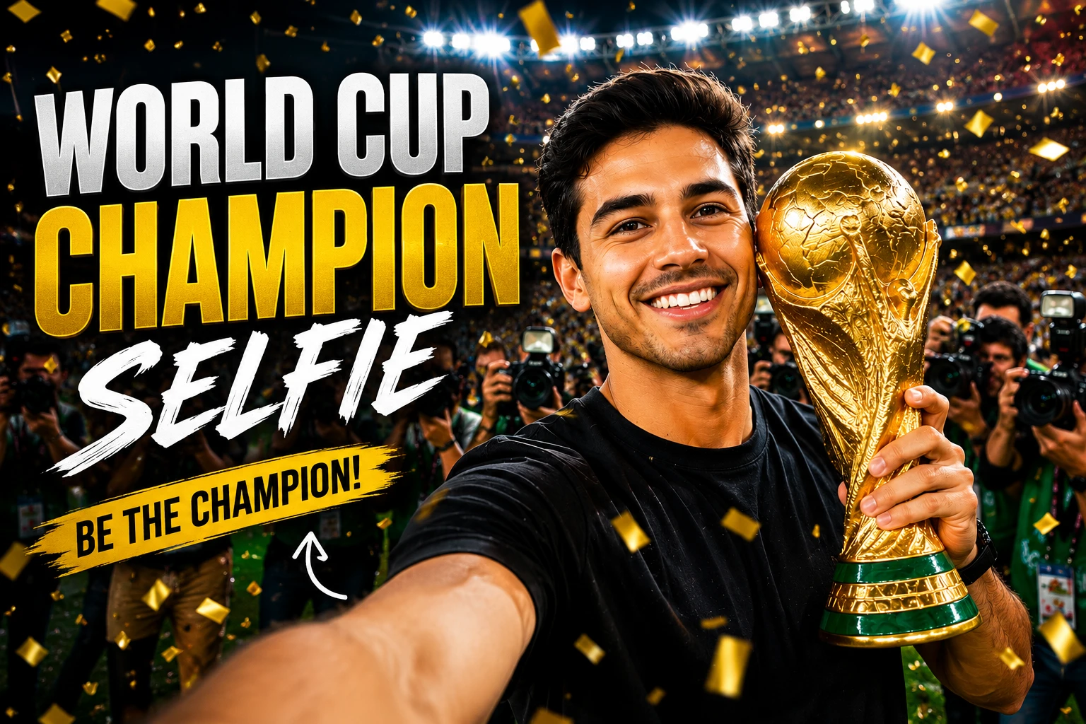 🏆 World Cup Champion Selfie